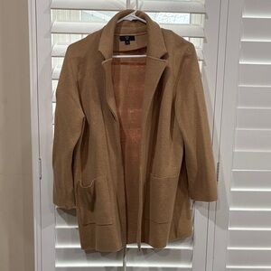 J. Crew Camel Knit Cardigan